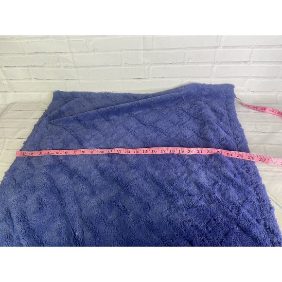 BABY LAUNDRY Plush Steel Blue Maze Lovey Security Blanket - Picture 6 of 7